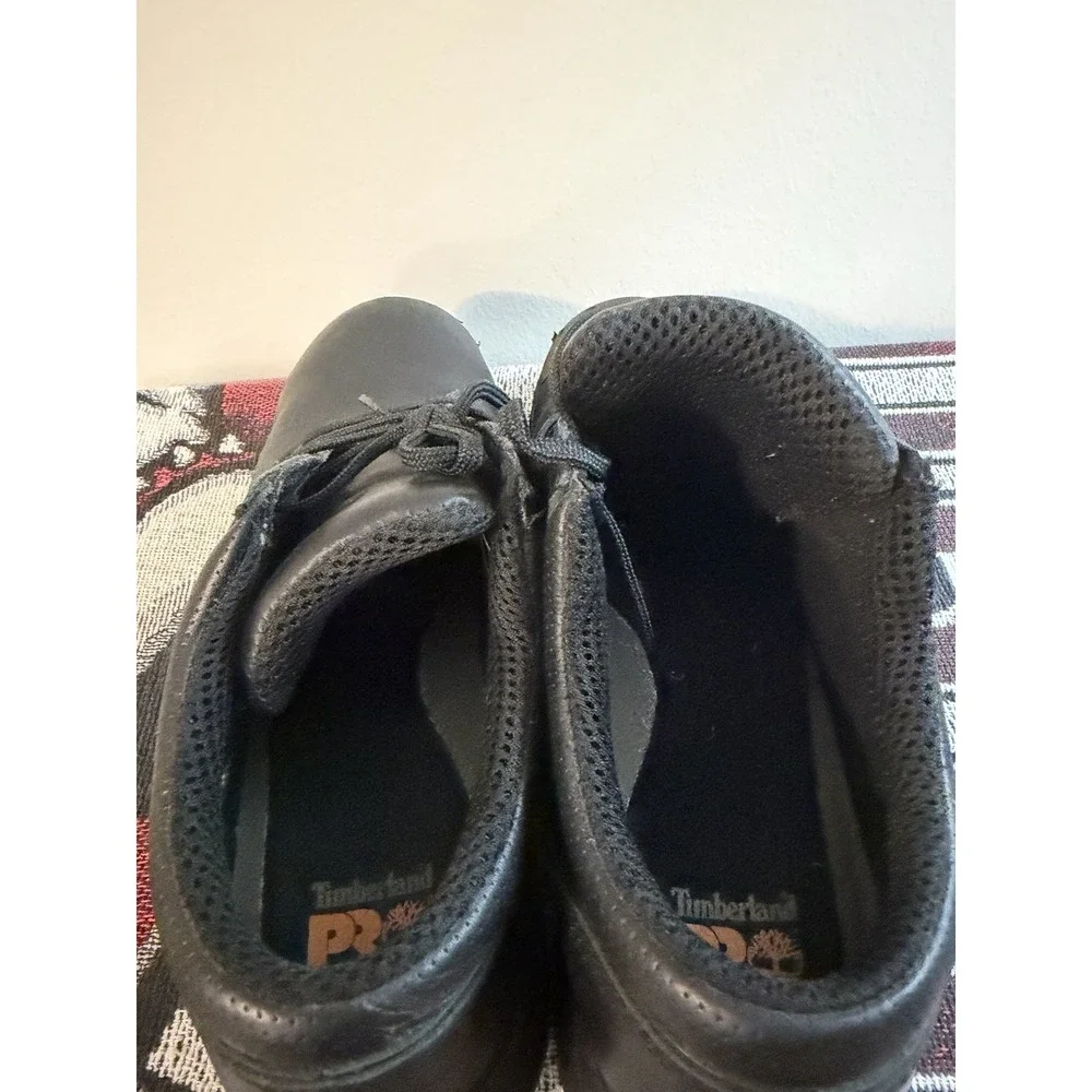 Timberland PRO Men's Titan Safety Toe Oxford Work Shoes - Black - Size 11W